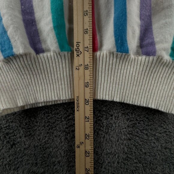 Vintage 70s Fair Isle Sweater Womens Small Boho Kimono Sleeve - Picture 4 of 10